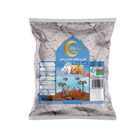 نقل بادام درختی و بیدمشک 500 گرمی آیتونا