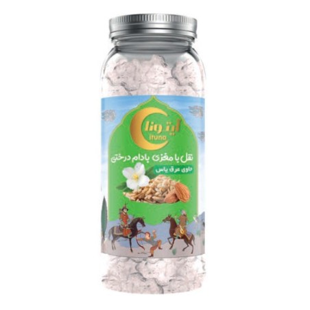نقل بادام درختی و یاس 400 گرمی استوانه آیتونا